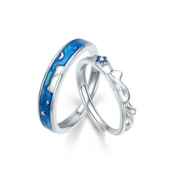 POTTICY S925 Silver Rings Unisex