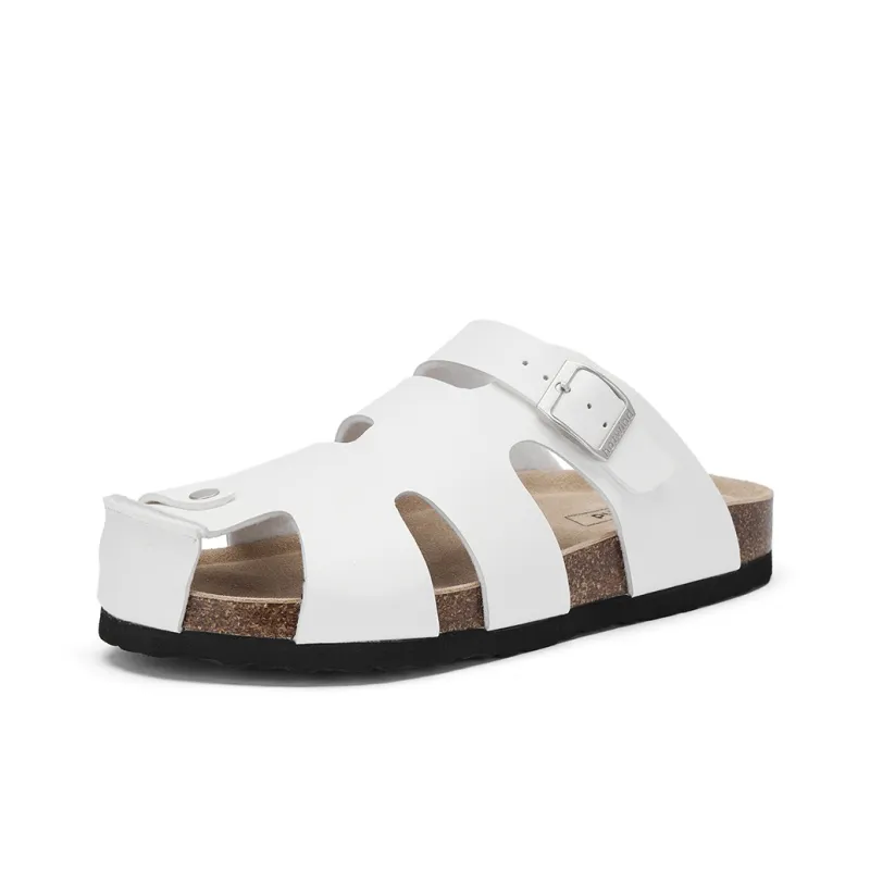Hotwind Abrasion Resistant Slip Resistant Closed Toe Slippers Men's-6