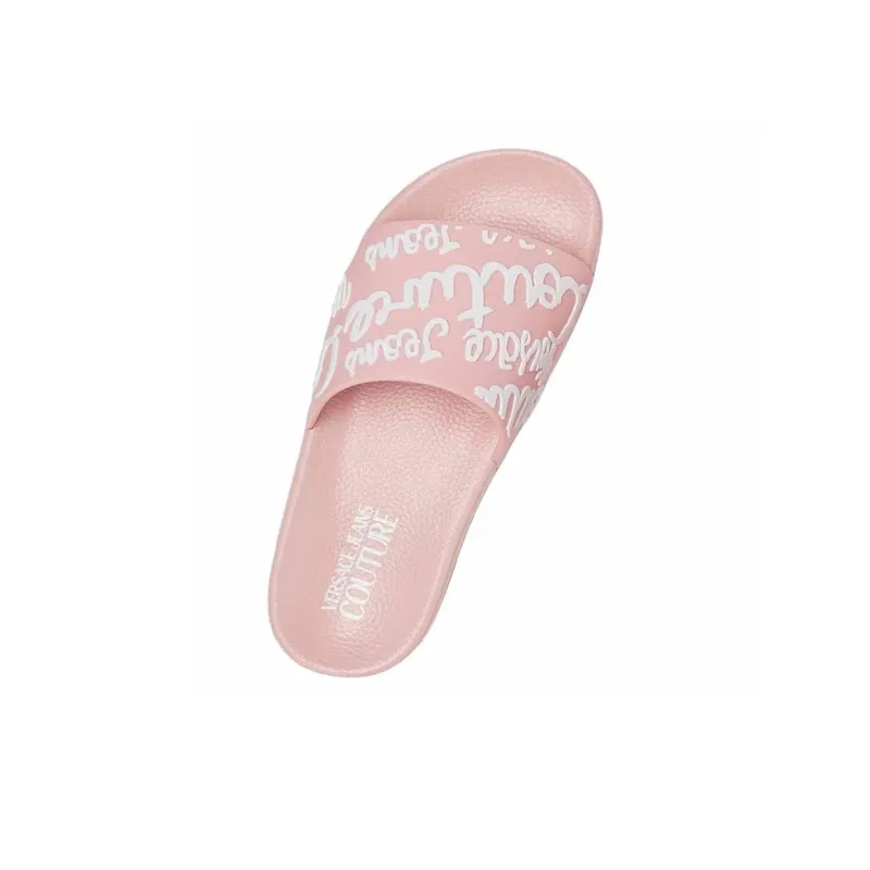 VERSACE JEANS COUTURE Slide Slippers Women's Pink-2