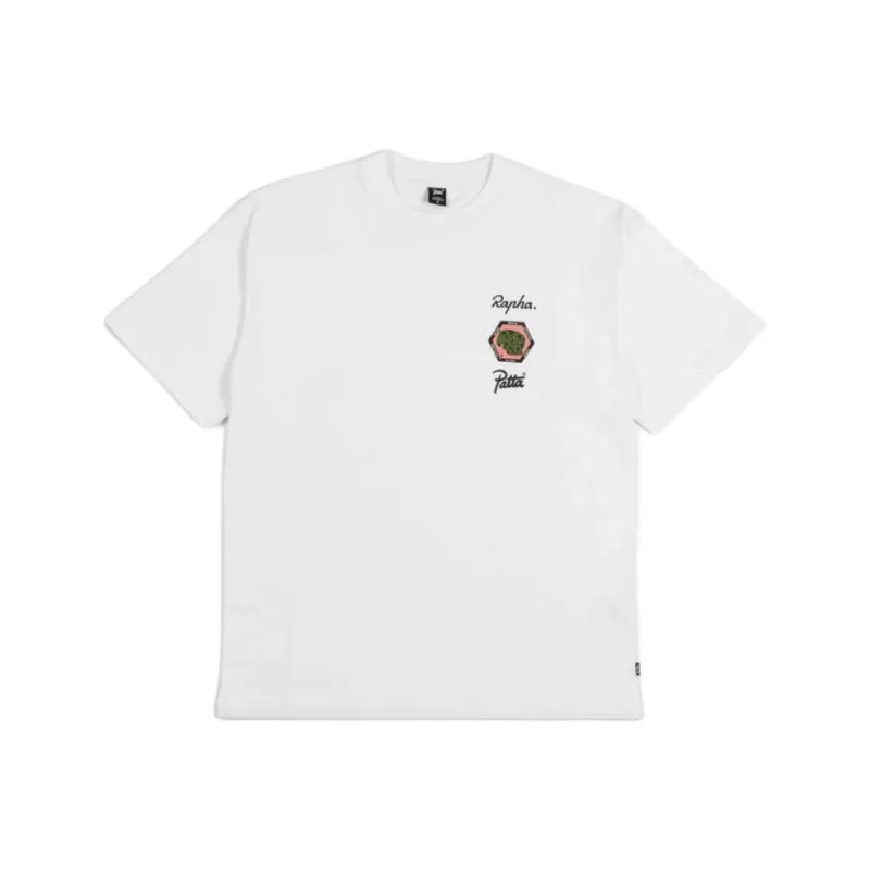 Rapha X Patta RAPHA Collaboration T Shirts Unisex White-1