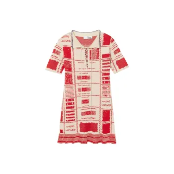 Vivienne Westwood Short Sleeved Dress Women's Red
