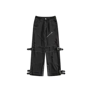 WHELVE Jeans Unisex Black