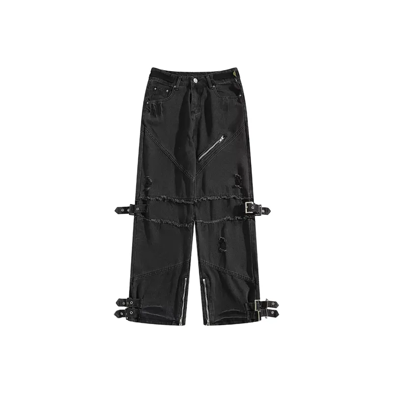 WHELVE Jeans Unisex Black-0