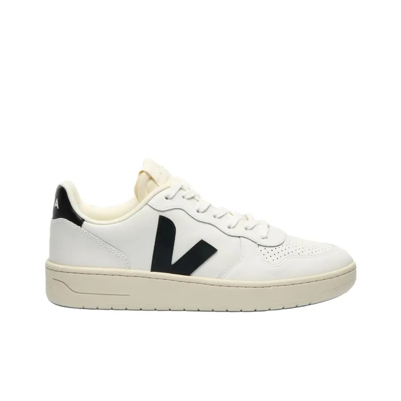 VEJA V 10 Low Top Skateboard Shoes Unisex White-1