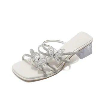 AFJI Rubber Sole Abrasion Resistant Slide Slippers Women's