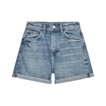 ZARA Trf Denim Shorts Women's Blue