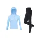 Ice Oxygen Blue Swimwear+High-Rise Pants