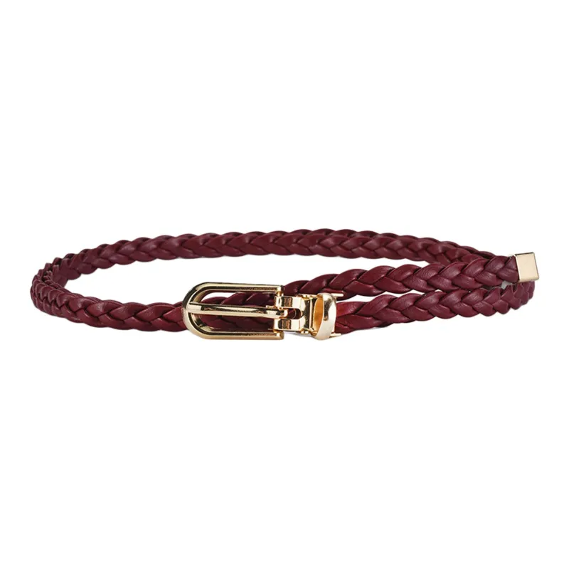 JEANSWEST PU Leather Belts Women's 0.8CM-5