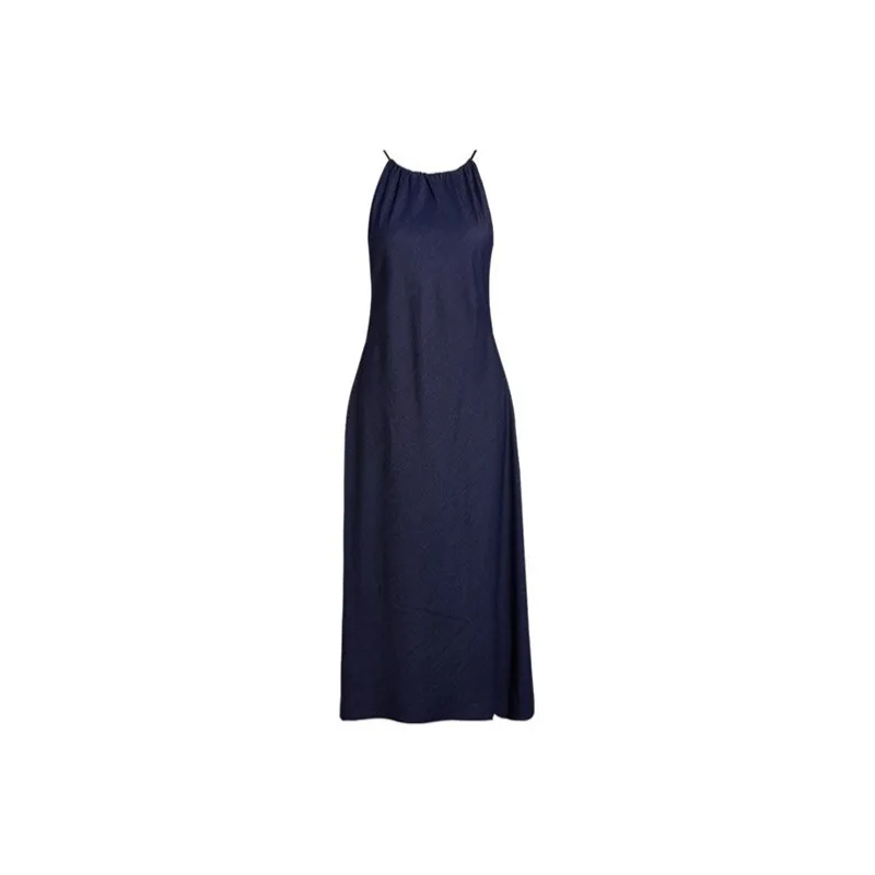 HDFULERN Slip Dresses Women's Blue-0