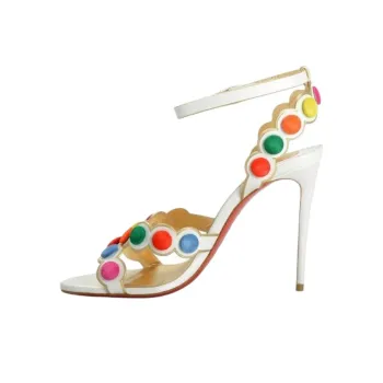 CL Smartissima One Strap Sandals 10cm Women's White