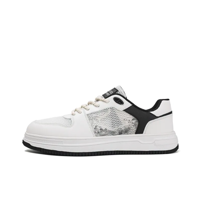 Dao Tu Sen Slip Resistant, Abrasion Resistant, Breathable Low Top Skateboard Shoes Men's-0
