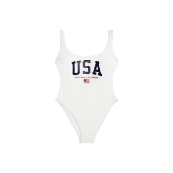 Polo Ralph Lauren One piece Swimsuit Women's White