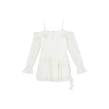 AYF Long Sleeved Dress Women's White