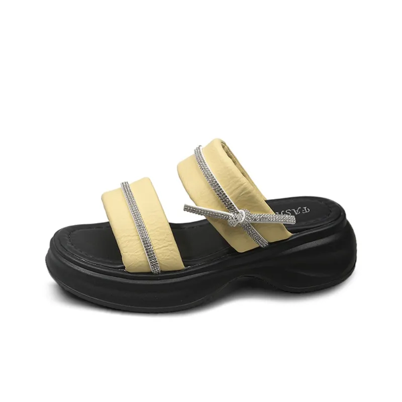Betu Rubber Sole Slide Slippers Women's-0