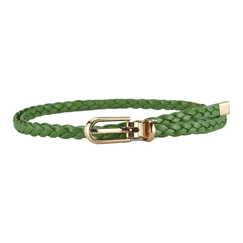JEANSWEST PU Leather Belts Women's 0.8CM-10