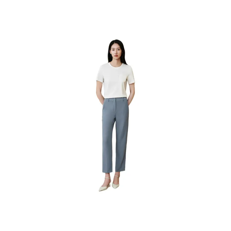 INSUN Casual Pants Women's Slate Blue-0