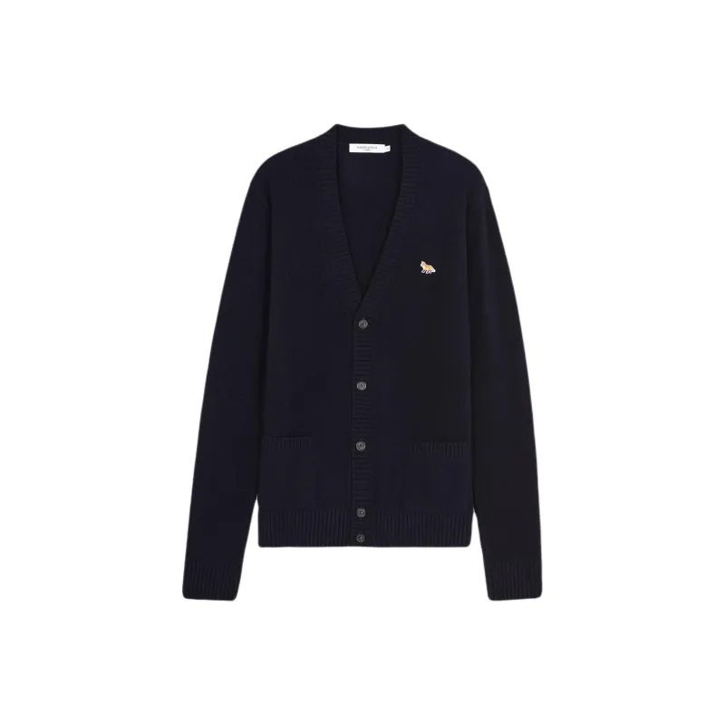 Maison Kitsune Knitwear Men's Marine Blue-0