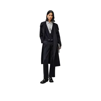 INSUN Coats Women's Navy Blue