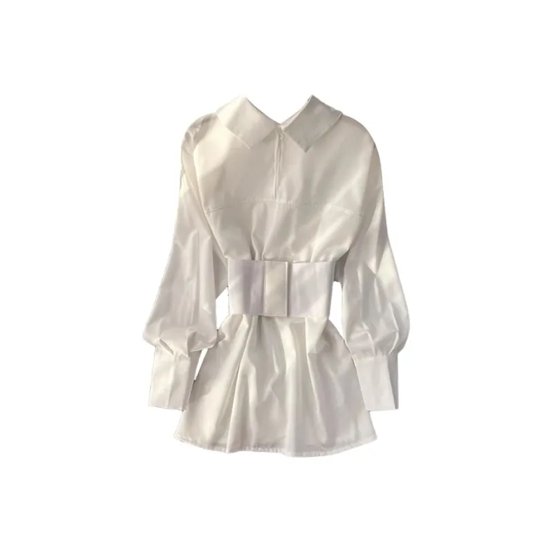 GUOZHEN Long Sleeved Dress Women's-1