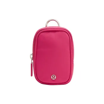 Lululemon Nylon Coin Purse Nano Women's Raspberry Red