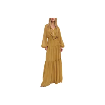 REFORMATION Becca Dress Long Sleeved Dress Women's