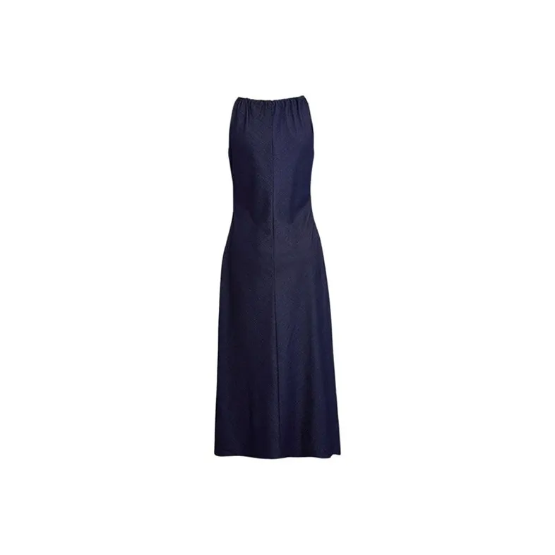 HDFULERN Slip Dresses Women's Blue-1