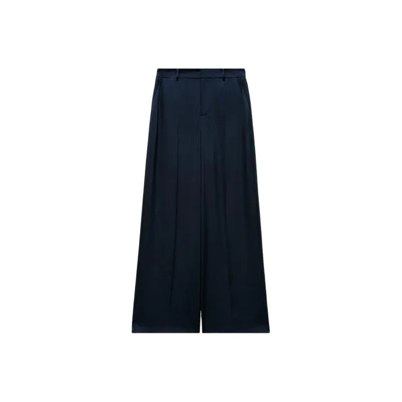 INSUN Suit Trousers Women's Navy Blue-0