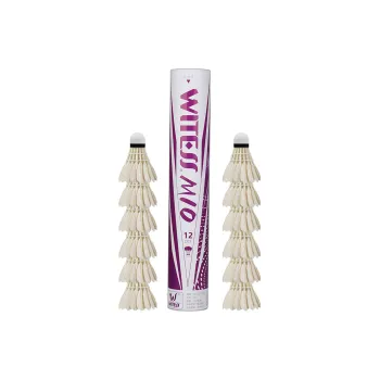 WITESS 12 Pack Goose Feather Shuttlecocks