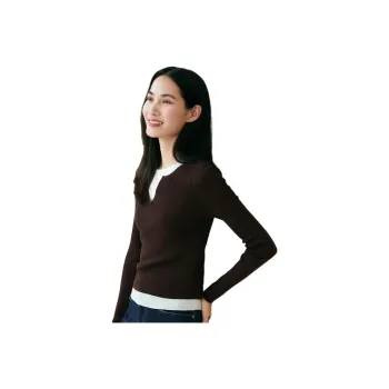 INSUN Sweaters Women's Coffee
