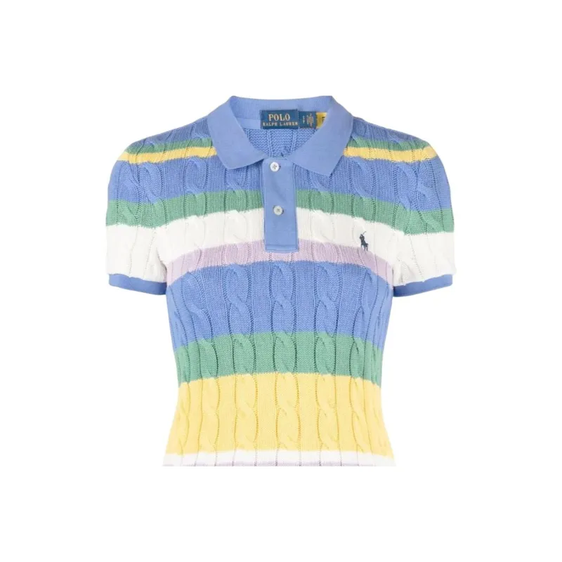 Polo Ralph Lauren SS23 Polo Shirt Women's Blue-4