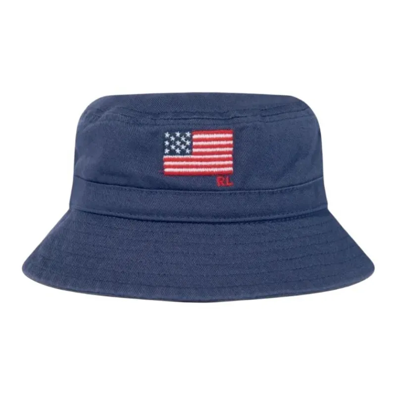 Polo Ralph Lauren Cotton Bucket Hats Kids' Marine Blue-0