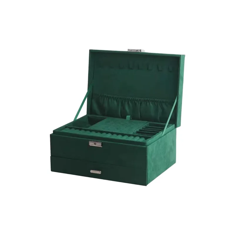 THE THREE SHEEP Earring Accessory Storage Box Large Capacity-0