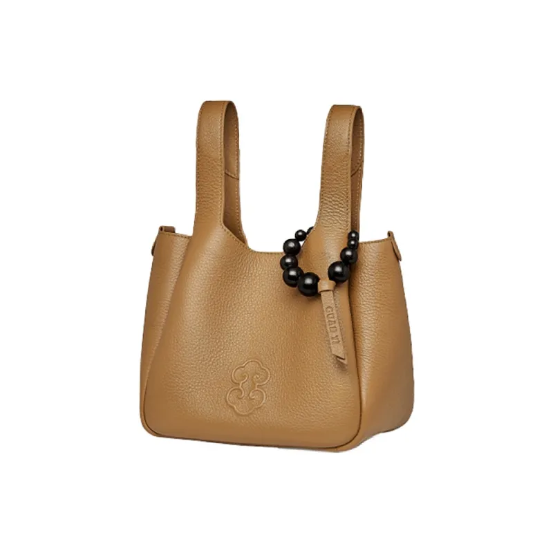 Look Cow Leather Shoulder Bag, Crossbody Bag, Handbag Women's White/Black/Brown-6