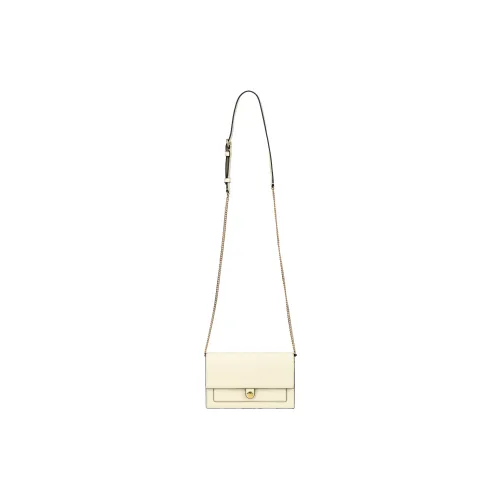 TORY BURCH T Monogram Leather Shoulder Bag, Crossbody Bag, Wallet Mini Women's Light Cream