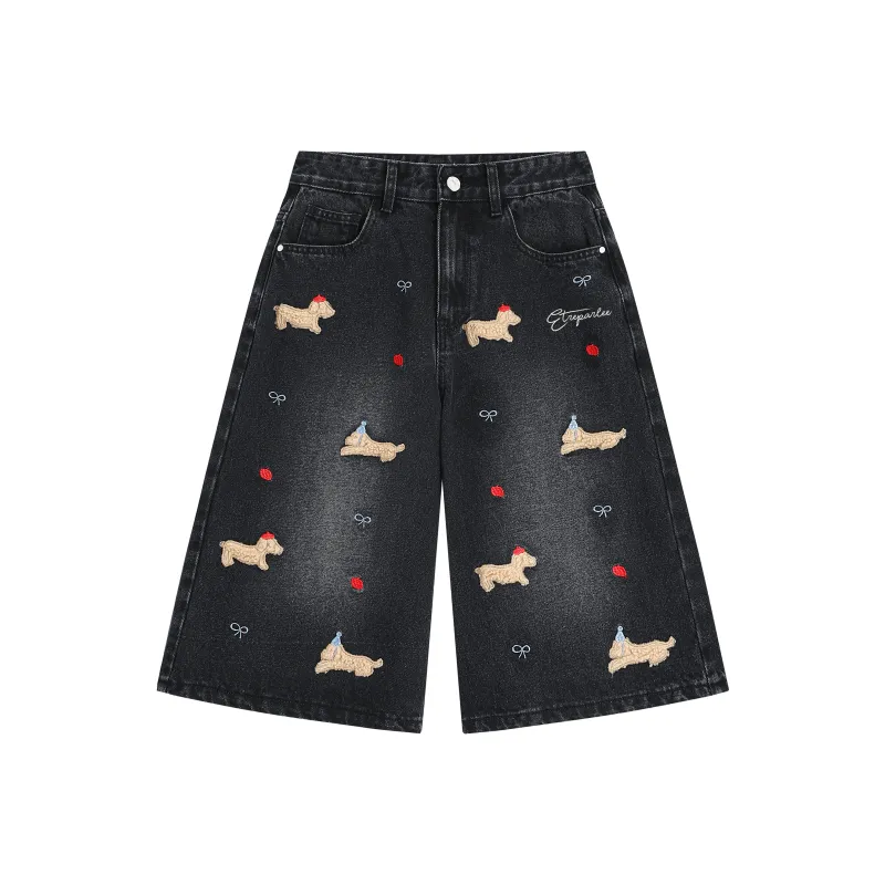 Être Par Lee Denim Shorts Unisex-4