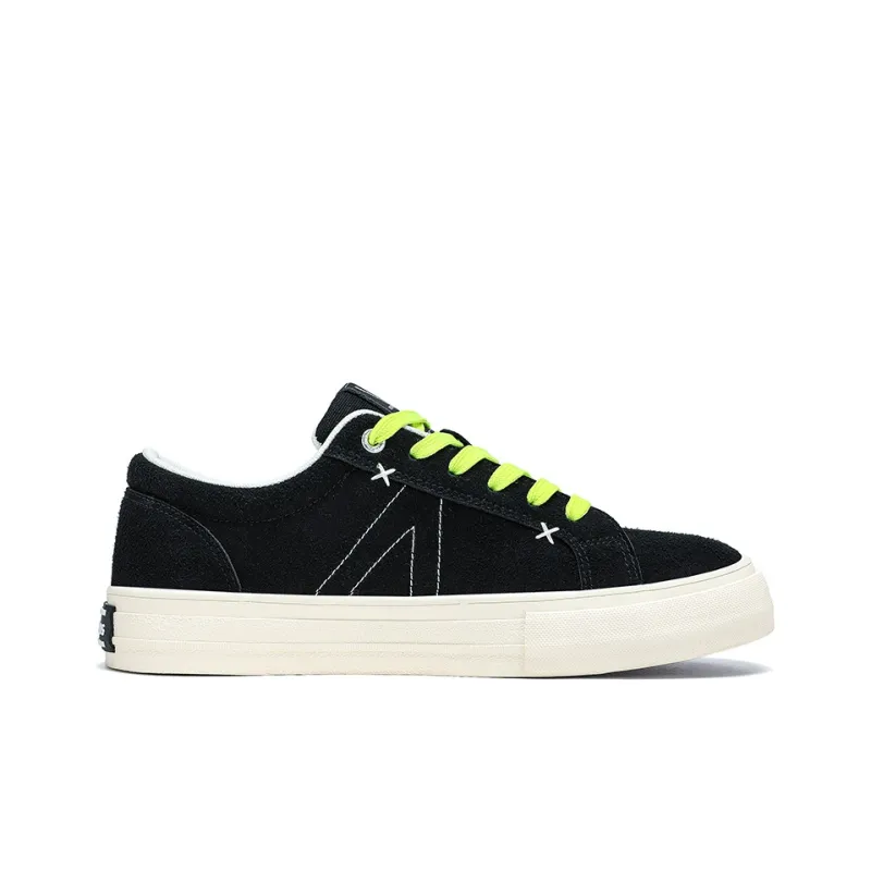 OUGLEMEN Coverage, Slip Resistant, Balance, Lightweight, Breathable Low Top Skateboard Shoes Unisex-12