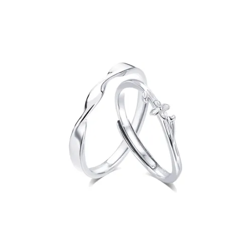 KUMET Sterling Silver Rings Unisex