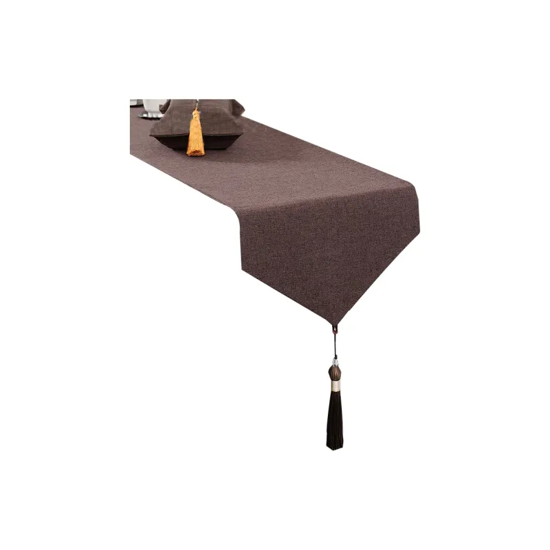 LUOYIJIA New Chinese Style Waterproof Table Runners Zen Tea Mats Coffee Tables Long Tea Cloth Tea Table Tea Flags-3