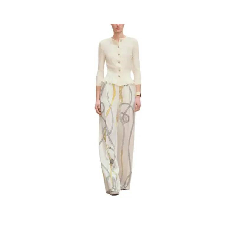 HERMES Sweater Women's Ivory White-2