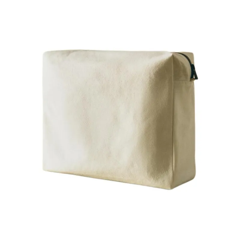 ZARA Cotton Travel Storage Bag Women's Raw White-2