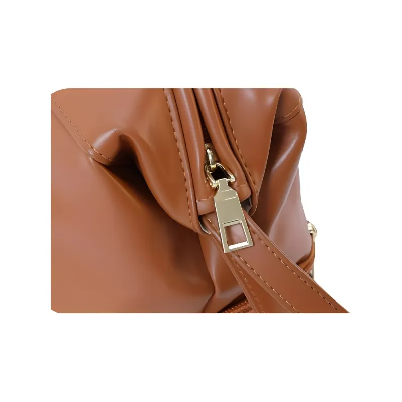LETOO Leather With PU Makeup Bag Women's White-3