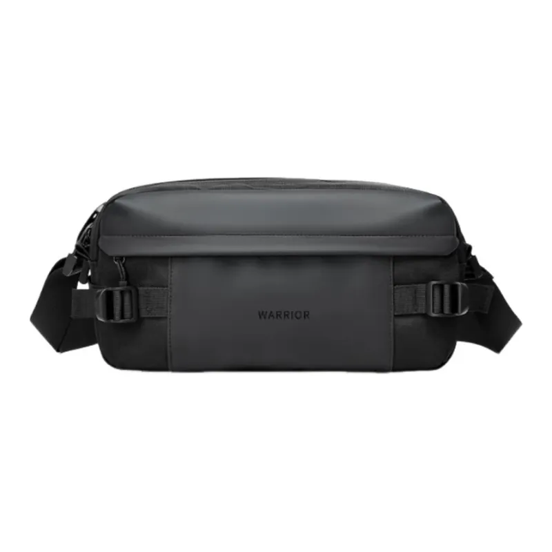 Warrior Oxford One Shoulder Crossbody Bag, Sling Bag Regular Unisex Black-0