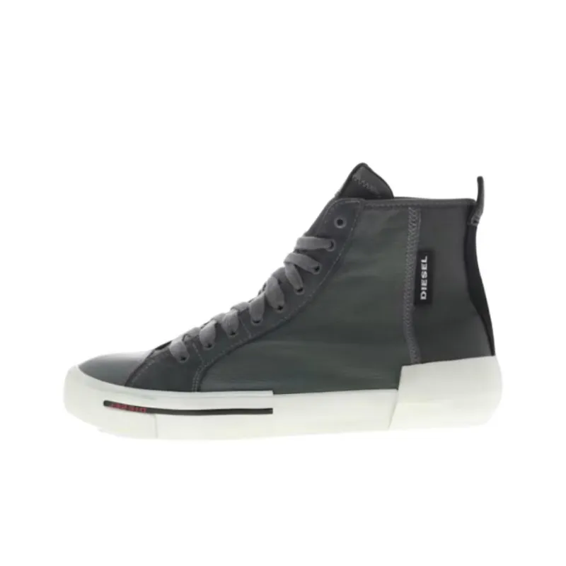 DIESEL S Dese Ml High Top Skateboard Shoes Men's Bronze Gray-0