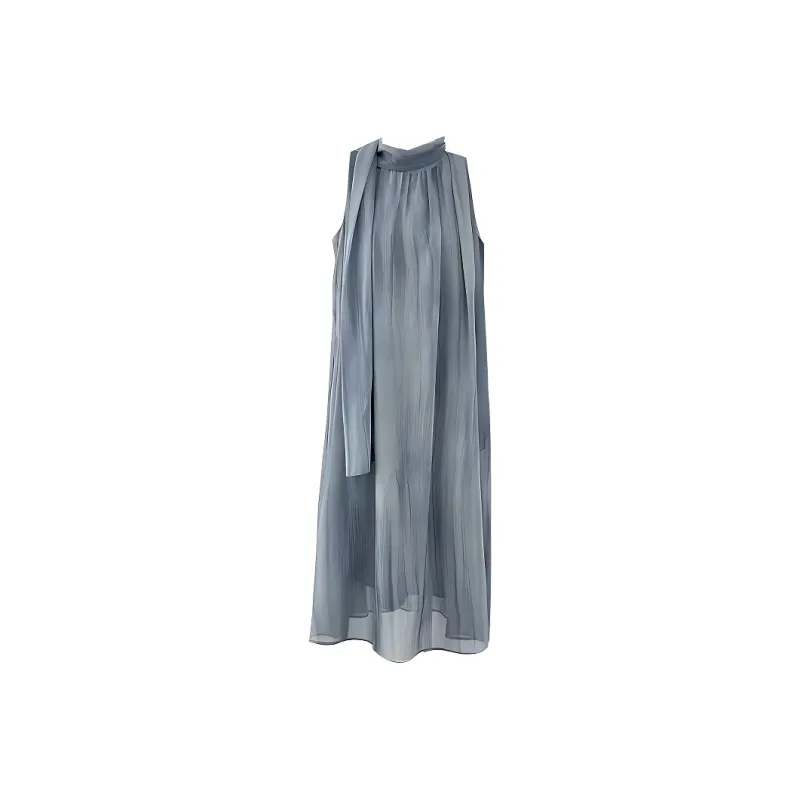 IQC Sleeveless Dresses Women's Turquoise-0