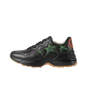GUCCI Rython Low Top Casual Shoes Men's Black