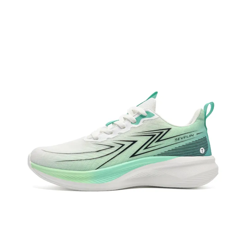 7 SEVFUN Low Top Running Shoes Unisex Yellow With Wave Base-24