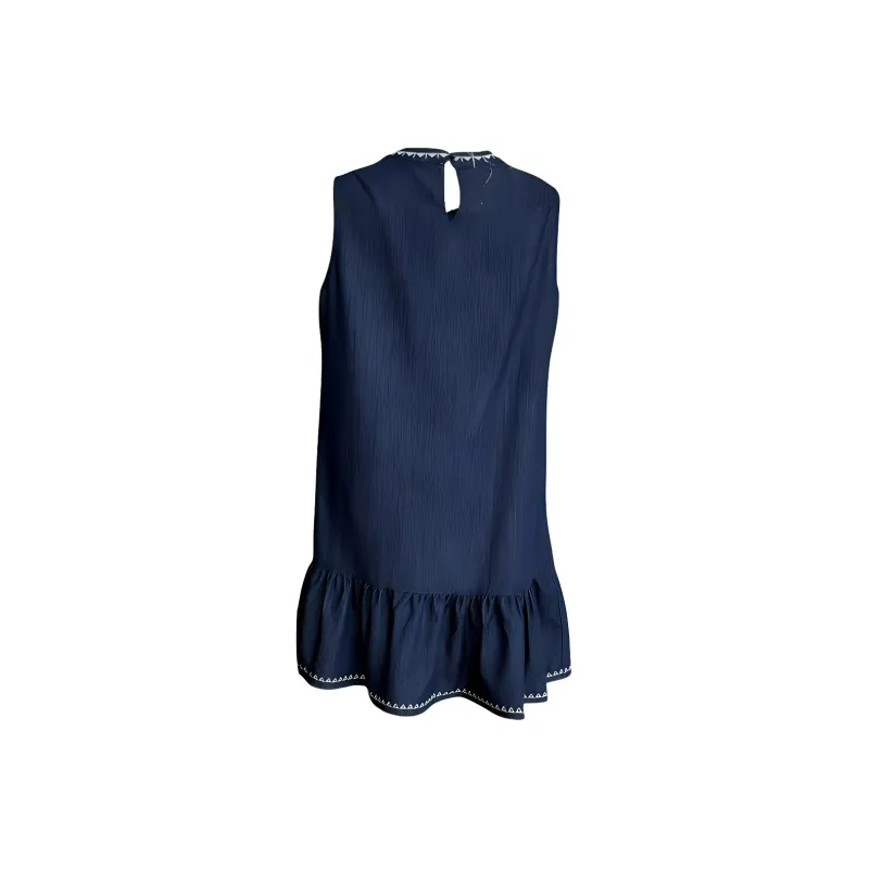 IQC Sleeveless Dresses Women's Blue-1