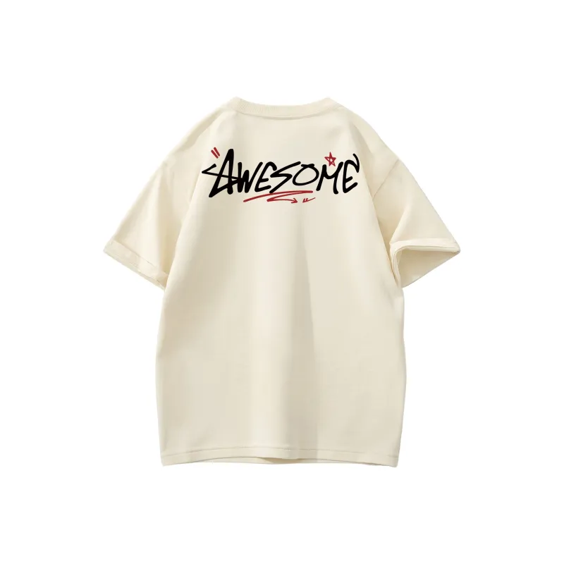 Warrior Huichao Riding The Wind Collection Drop Shoulder Sleeve T Shirt Women's-14