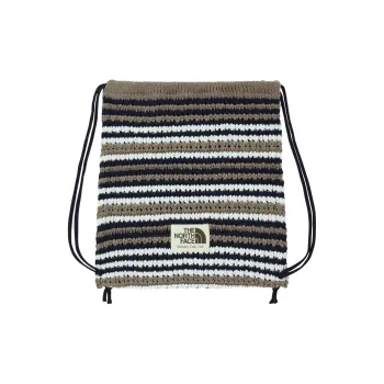 THE NORTH FACE Acrylic Gym Bag Backpack Unisex Beige Brown