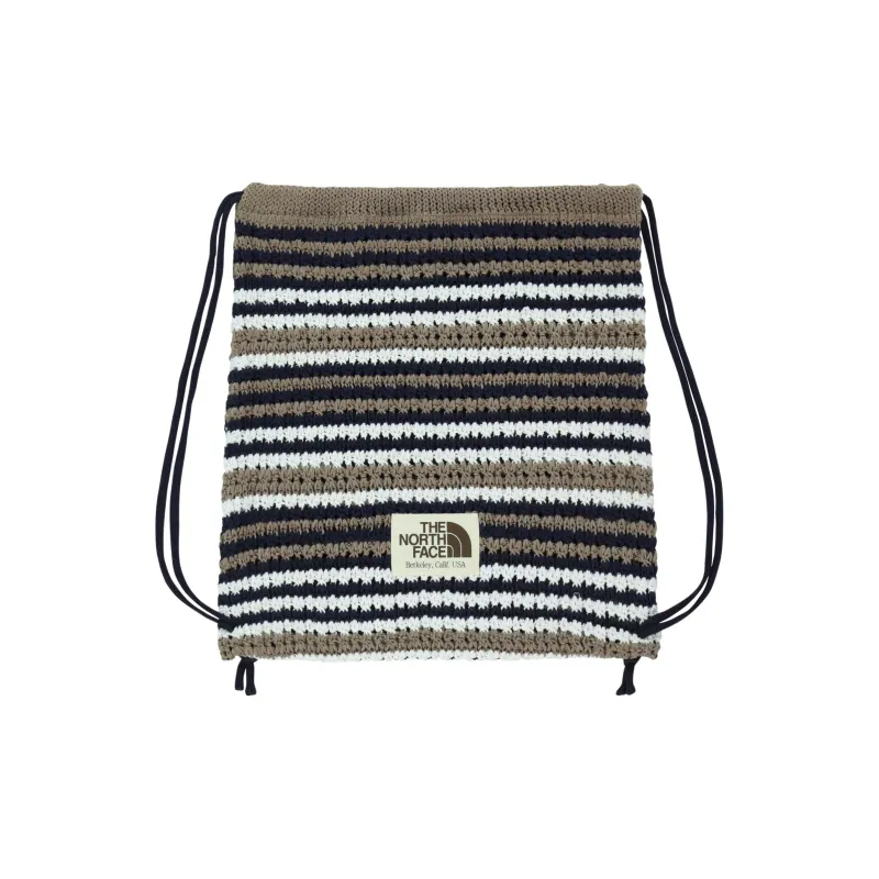 THE NORTH FACE Acrylic Gym Bag Backpack Unisex Beige Brown-0